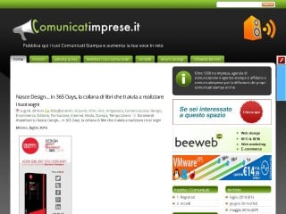 Screenshot sito: ComunicatImprese