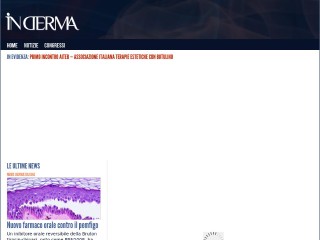 Screenshot sito: INderma.it 