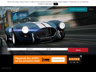Screenshot sito: ShoppingCar.it