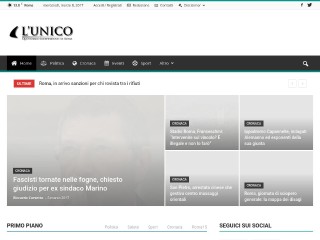 Screenshot sito: L'Unico