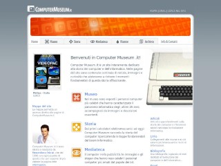 Screenshot sito: ComputerMuseum.it