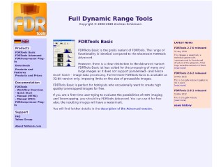 Screenshot sito: FDRTools Basic 