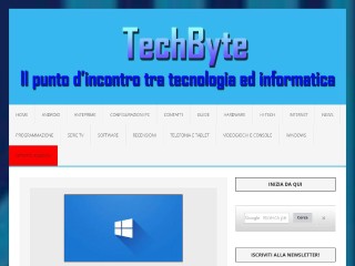 Screenshot sito: TechByte