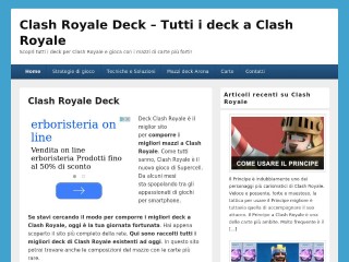 Screenshot sito: Trucchi Clash of Clans