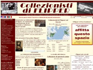 Screenshot sito: Collezionistidiflipper.it