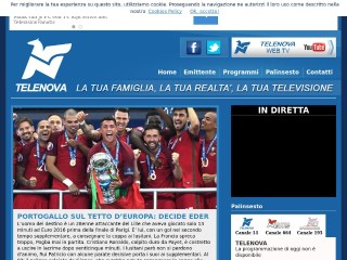 Screenshot sito: Telenova
