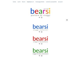 Screenshot sito: Bearsi