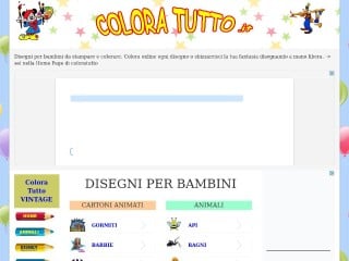 Screenshot sito: Coloratutto.it