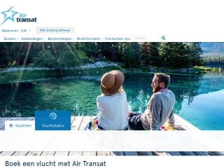 Screenshot sito: Air transat