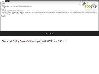 Screenshot sito: CSSFly