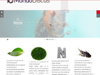 Screenshot sito: MondoDiscus