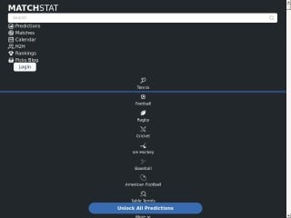 Screenshot sito: Matchstat