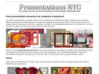 Screenshot sito: Presentation ETC