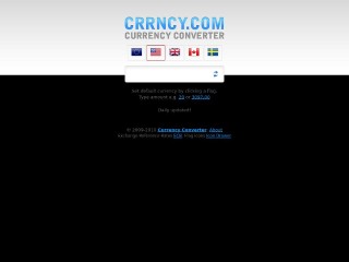 Screenshot sito: Crrncy