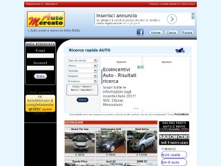 Screenshot sito: Automercato.it