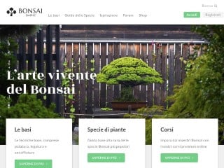 Screenshot sito: Bonsai Empire
