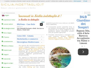Screenshot sito: Sicilia in Dettaglio