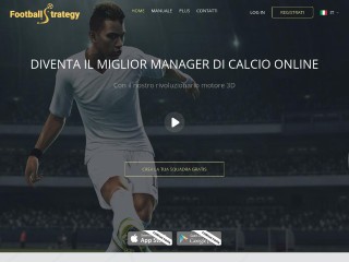 Screenshot sito: Football Strategy