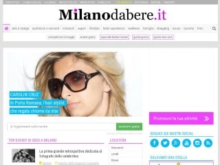 Screenshot sito: Milanodabere.it