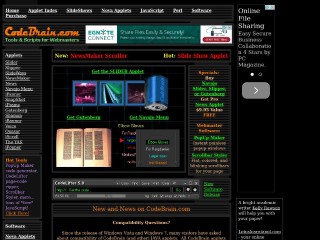 Screenshot sito: CodeBrain.com