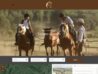 Screenshot sito: Turismo A Cavallo