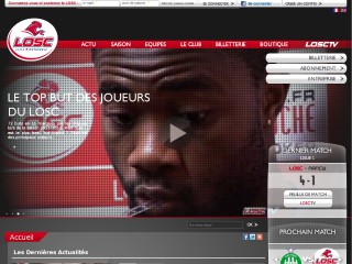 Screenshot sito: Lille