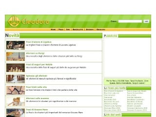 Screenshot sito: Cleodoro.it