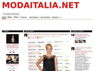 Screenshot sito: ModaItalia