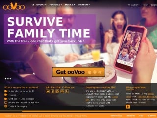 Screenshot sito: OoVoo