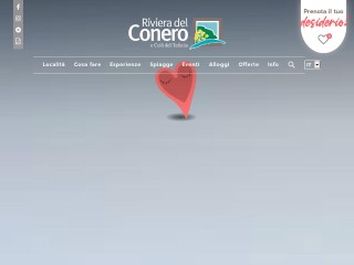 Screenshot sito: Rivieradelconero.info