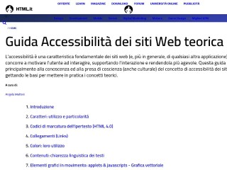 Html.it Accessibilità