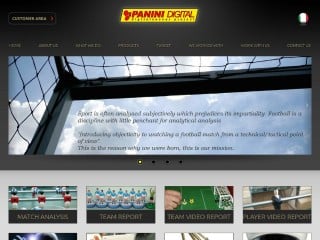 Screenshot sito: Panini Digital