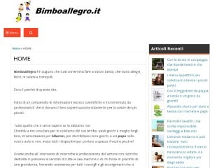 Screenshot sito: Bimboallegro