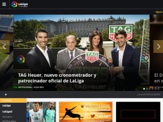 Screenshot sito: Liga Spagnola