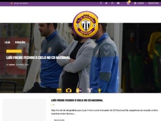 Screenshot sito: Nacional de Madeira