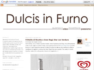 Screenshot sito: Dulcis in Furno