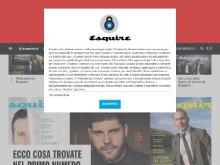 Screenshot sito: Esquire Italia