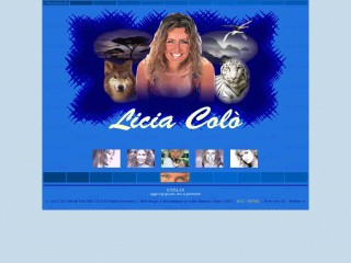 Screenshot sito: Licia Colò