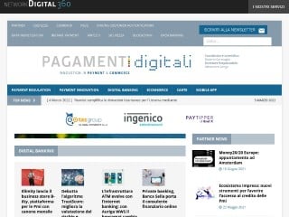 Screenshot sito: Pagamentidigitali.it