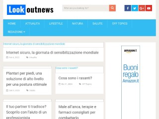 Screenshot sito: LookOut News