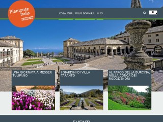 Screenshot sito: Piemonte Italia
