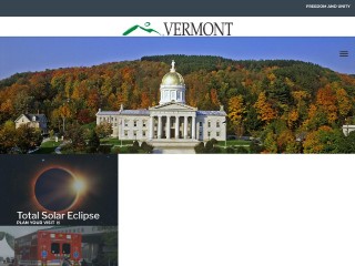 Screenshot sito: Vermont.gov