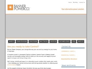 Screenshot sito: BannerPower
