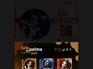 Screenshot sito: Jula de Palma