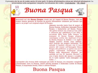 Screenshot sito: Buonapasqua.net