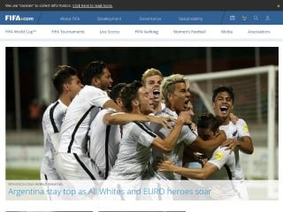 Screenshot sito: Fifa Classic Football