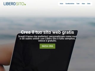 Screenshot sito: Libero Sito