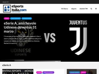 Screenshot sito: eSports Italia