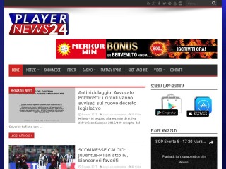 Screenshot sito: Playernews24