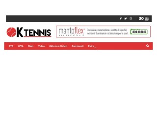 Screenshot sito: OKtennis.it
